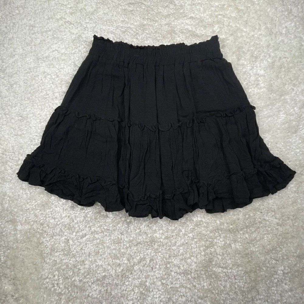 Molly Green Black Collins Skirt Womens Large NEW